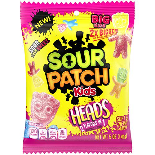 Sour Patch Kids - Soft & Chewy Candy "Heads" (141 g)