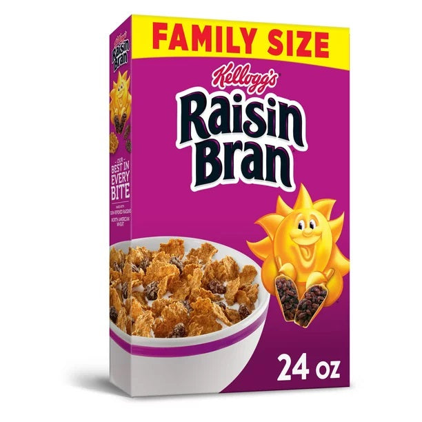 Kellogg's - Cereal "Raisin Bran" FAMILY SIZE (680 g)