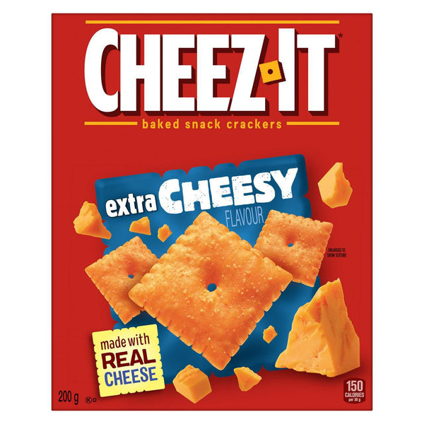 CHEEZ-IT - baked snack crackers "extra CHEESY" (200 g)